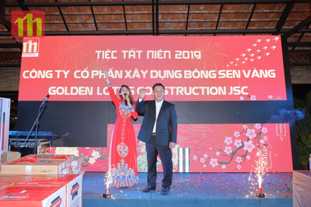 To break out the Year End Party of Golden Lotus Group in 2019