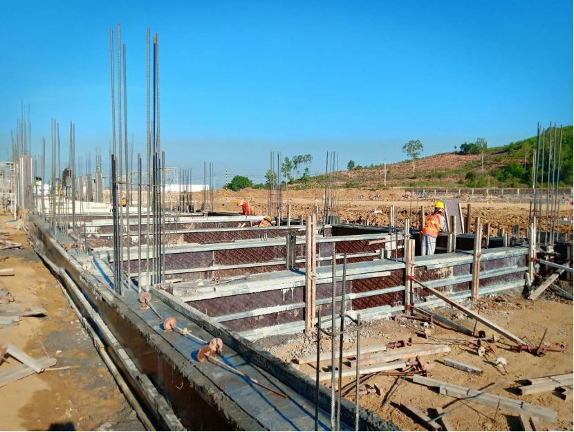 Update Construction Progress Of Textiles Viet Nam On June 22, 2019