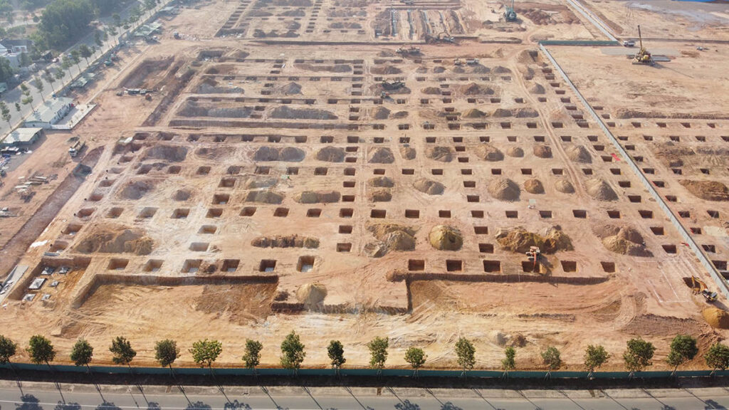 Tiến độ thi công rất nhanh dự án 08 BW Thới Hòa - Bình Dương sau 15 ngày